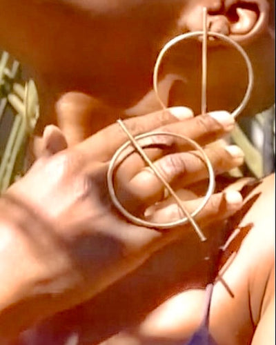 Akwatia Circular Oversized Genuine Brass Ring