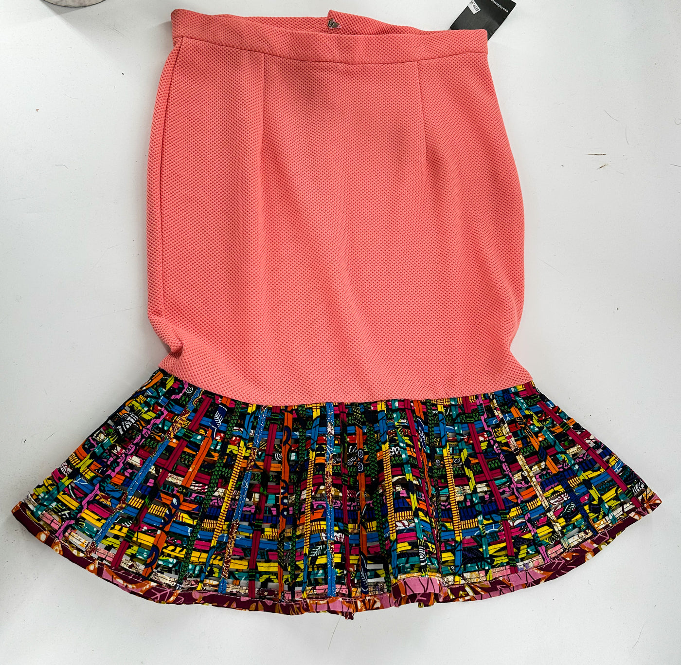 Abena Chloe Stretch and Ankara Skirt