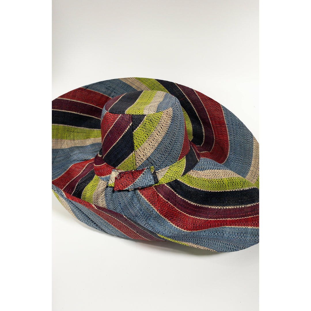 Meena design/Stripes Summer Hat - Trufacebygrace