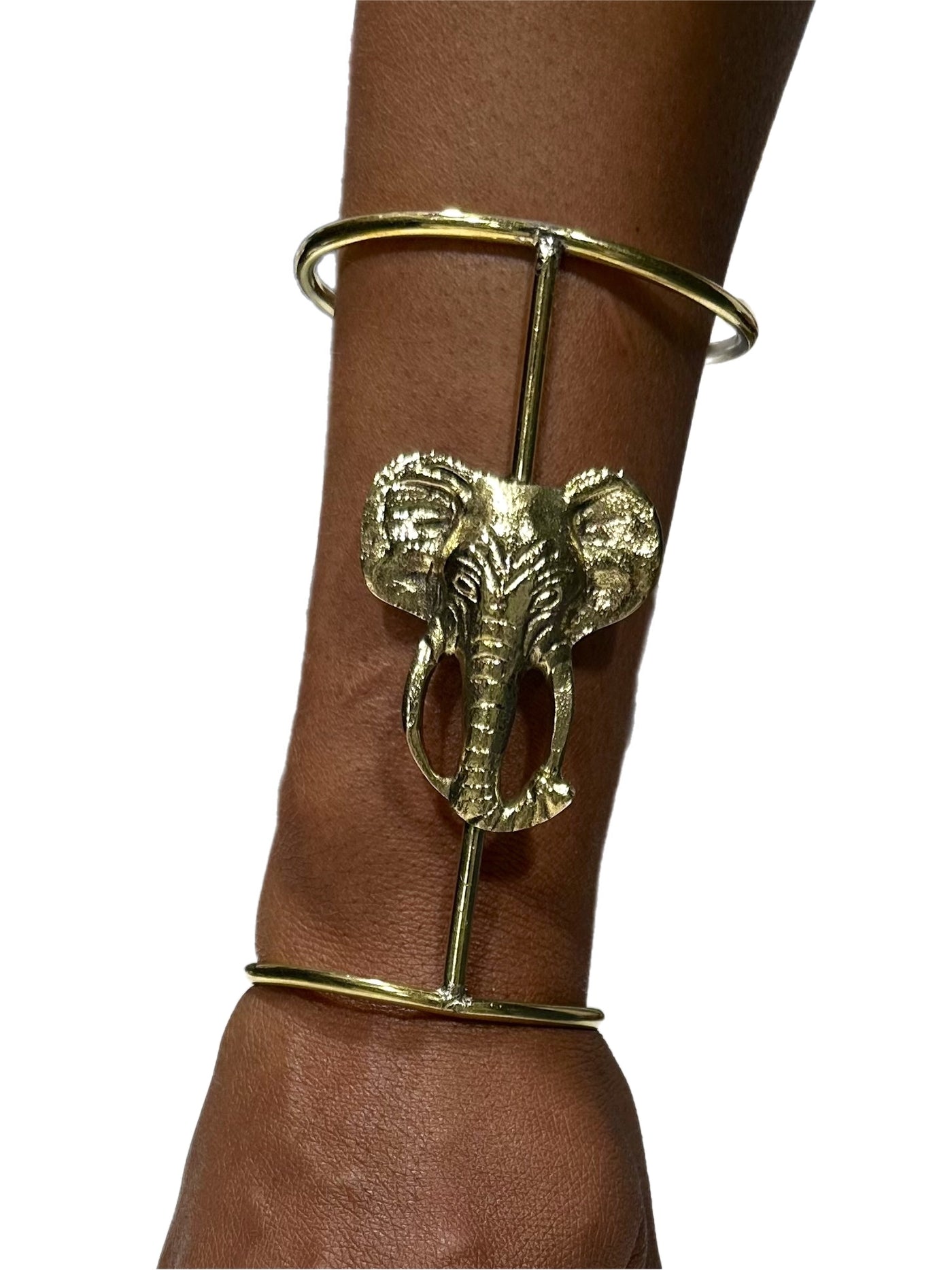 Genuine Brass Elephant hand Cuff/bracelets