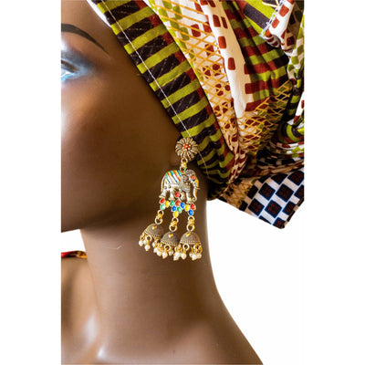 Tembo Gold Earrings - Trufacebygrace