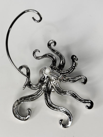 Octopus Pearl Crystal chic Ear cuff
