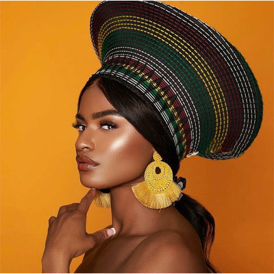 Irie Zulu (Isicholo) Basket Hat