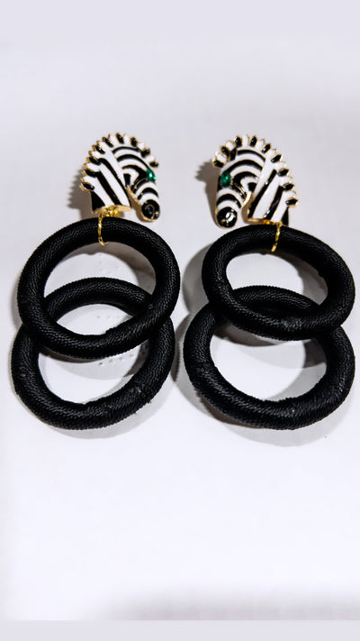 Ponkoti with double kukua rings Earrings