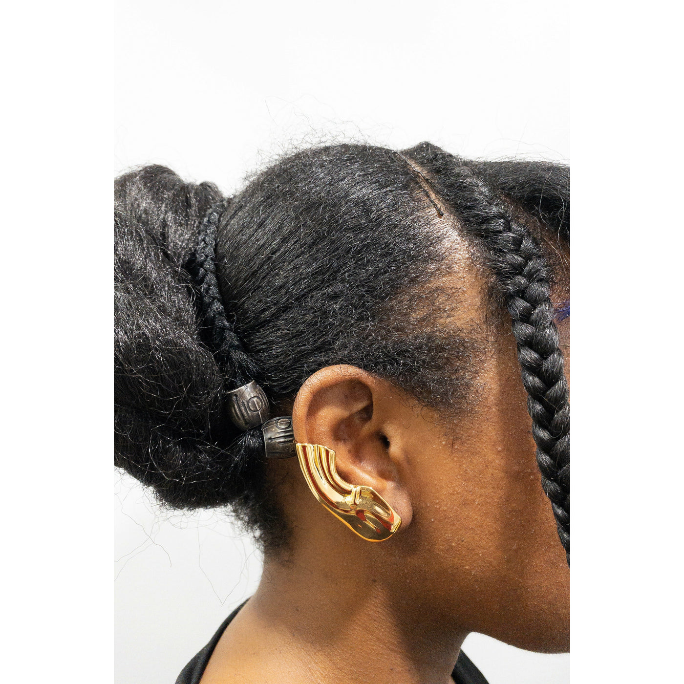 Efe Ear lobe statement Ear cuff/clip without Piercing