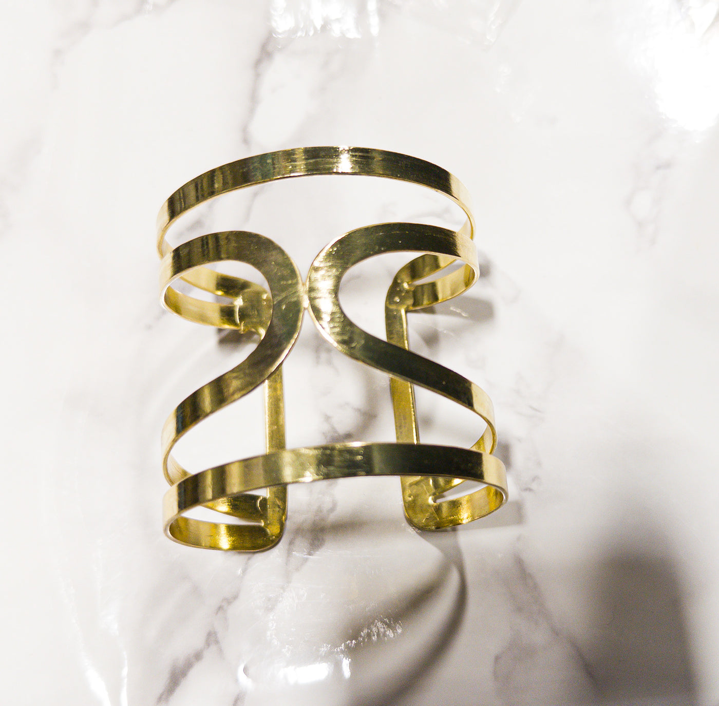 Seong Brass lightweight Bangle/cuff/bracelet