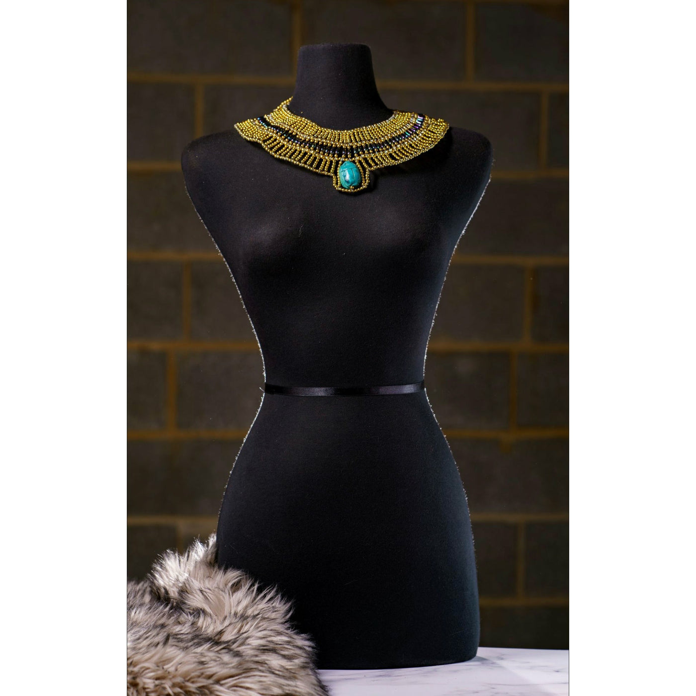 Sample: The Nefertiti Bib necklace