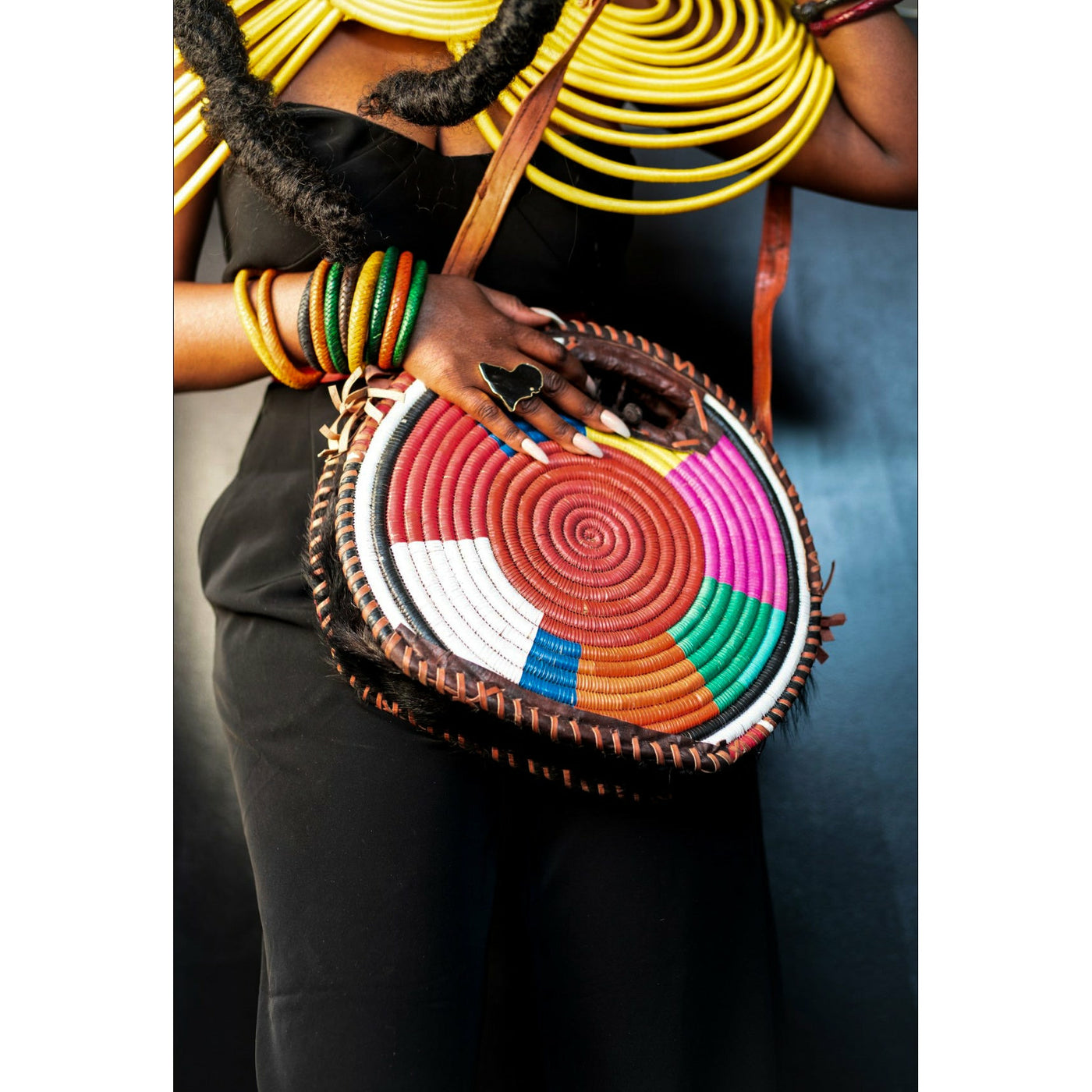 Imibala-Yobomi Genuine Leather Bag