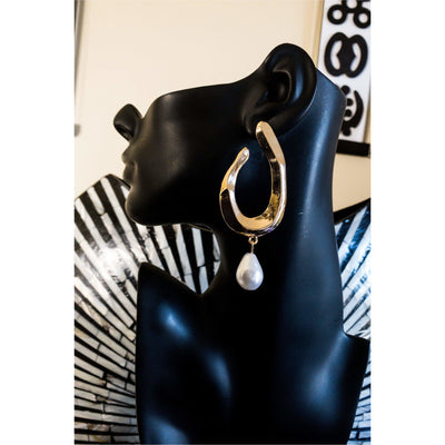 Yaa Brago Pearl Drop Earrings - Trufacebygrace