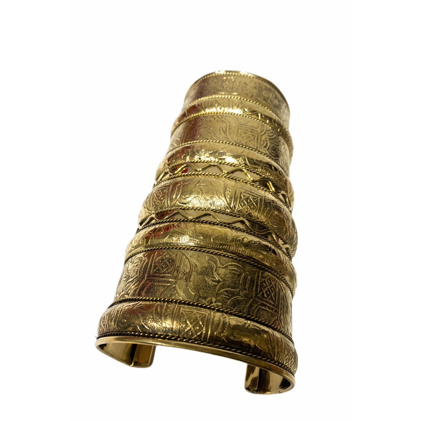Brass Bangle / Cuff 6 inches