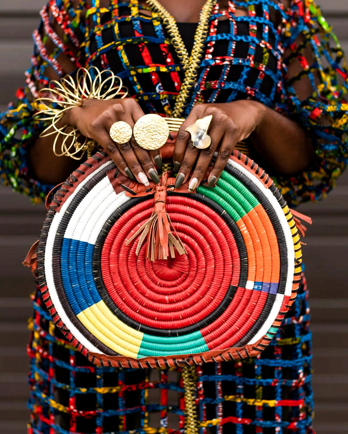 Imibala-Yobomi Genuine Leather Bag