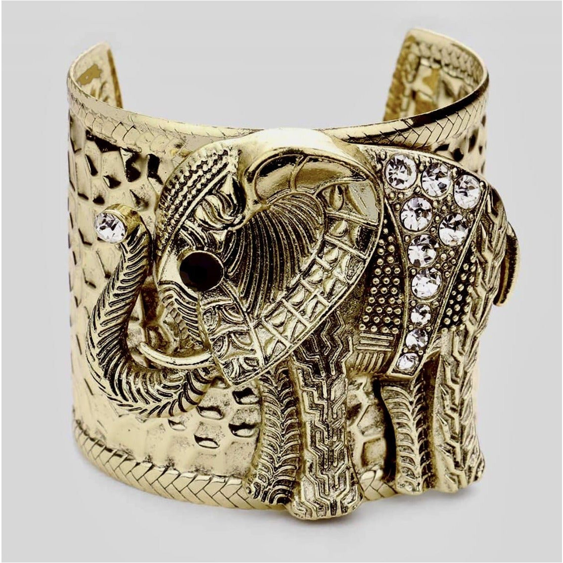 Elephant Head Bracelet Cuff - Trufacebygrace