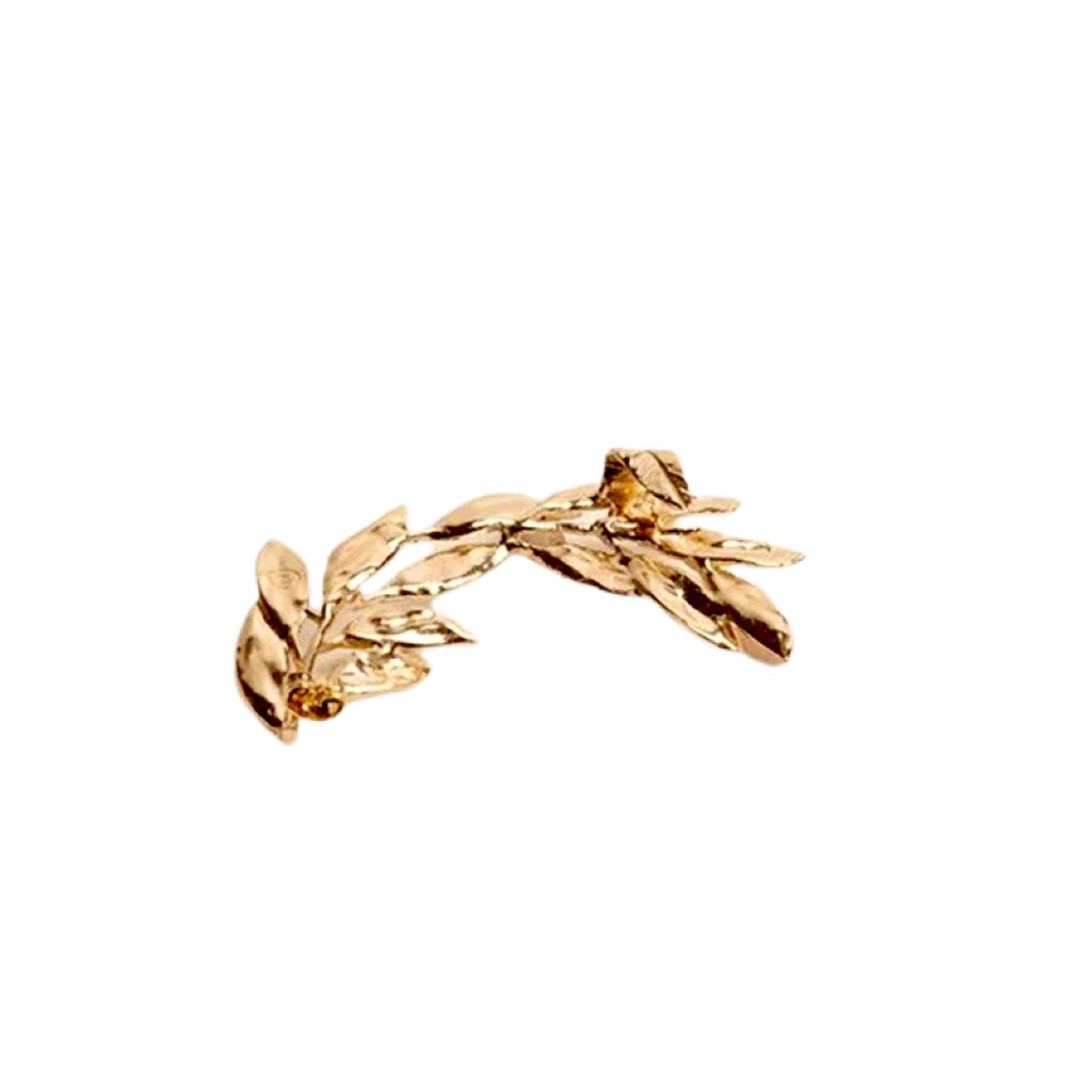 Goddess gold leaf ear cuff - Trufacebygrace