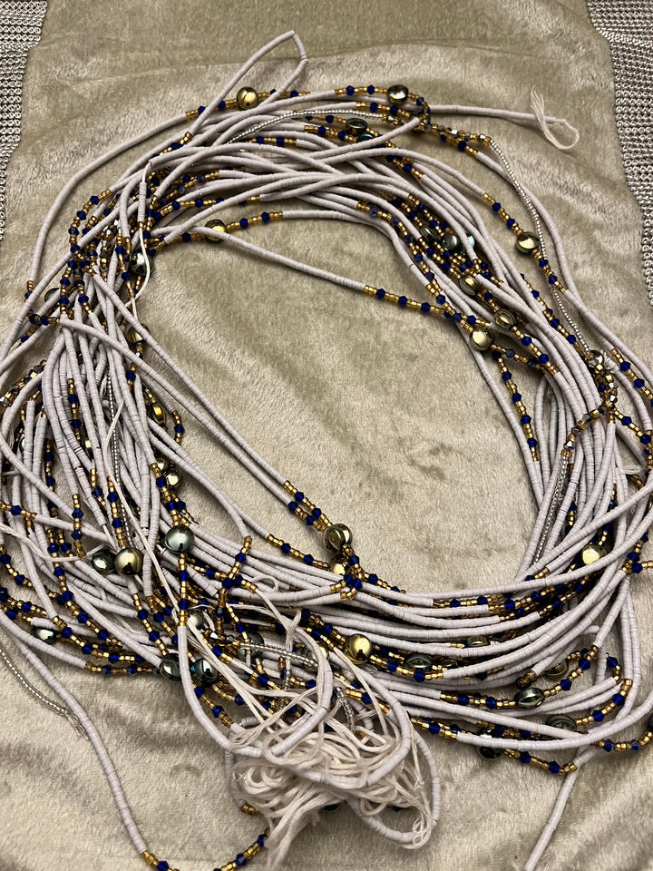 Flat Disc Ghana Waist Beads