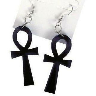 Acrylic Ankh Earrings