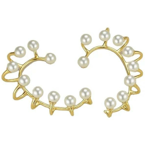 Mansa  Pearl ear clip/ear cuff non pierced ears - Trufacebygrace