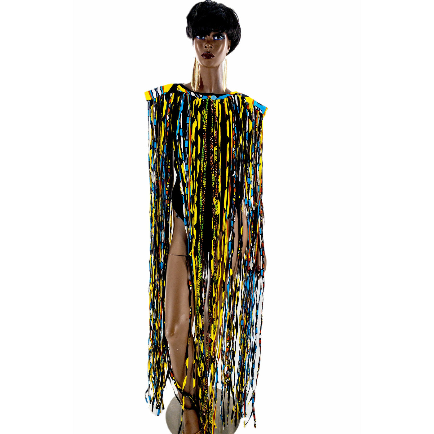Ntoma Nhoma - Ankara strips Cover up - Trufacebygrace