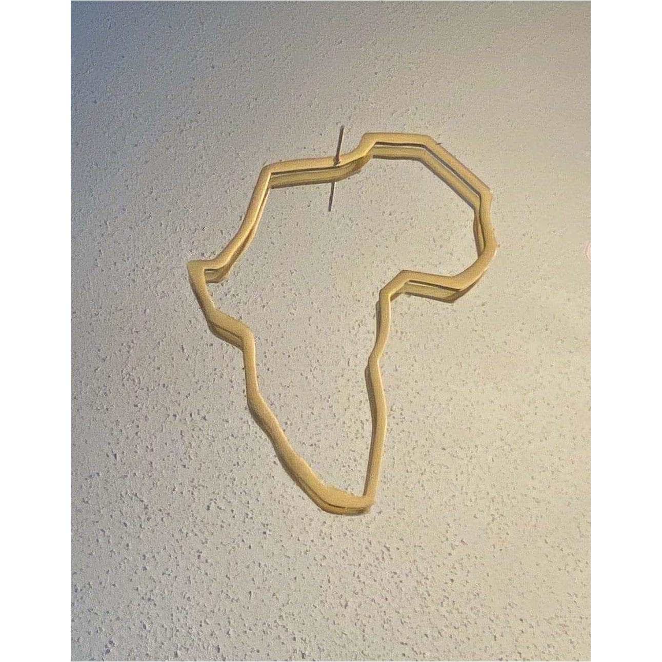 Map of Africa outline Stud Earrings - Trufacebygrace