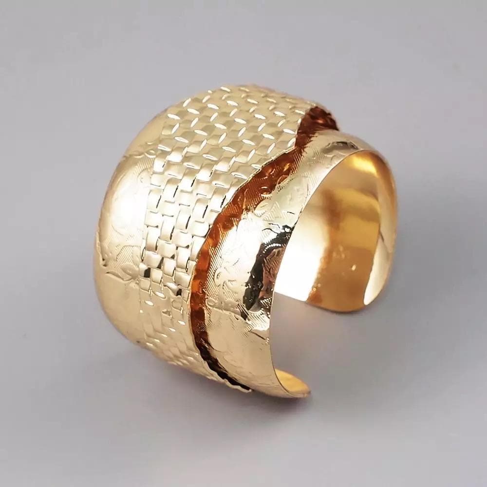 Fashion Gold Plated Cuff Bracelets/Bangles - Trufacebygrace