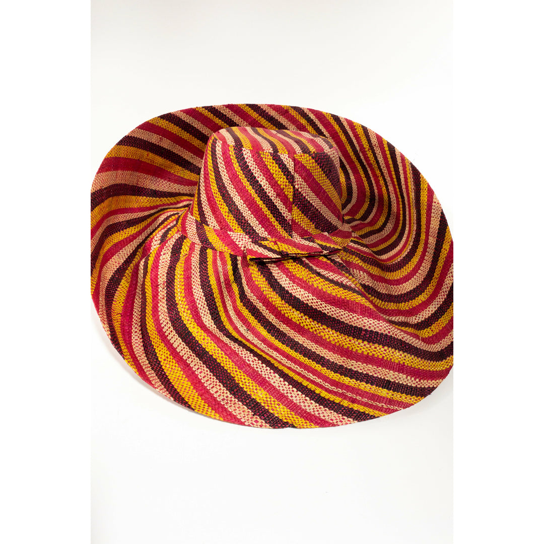 Meena design/Stripes Summer Hat - Trufacebygrace