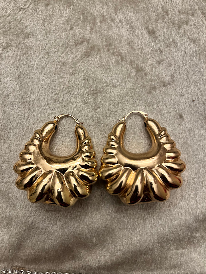 Chunky Hoop Earrings