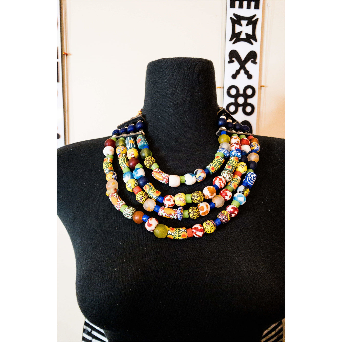 Copy of Krobo beads necklace - Trufacebygrace