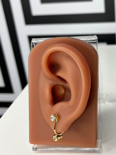 Pierced Ear Stud Conversion Ear Clip