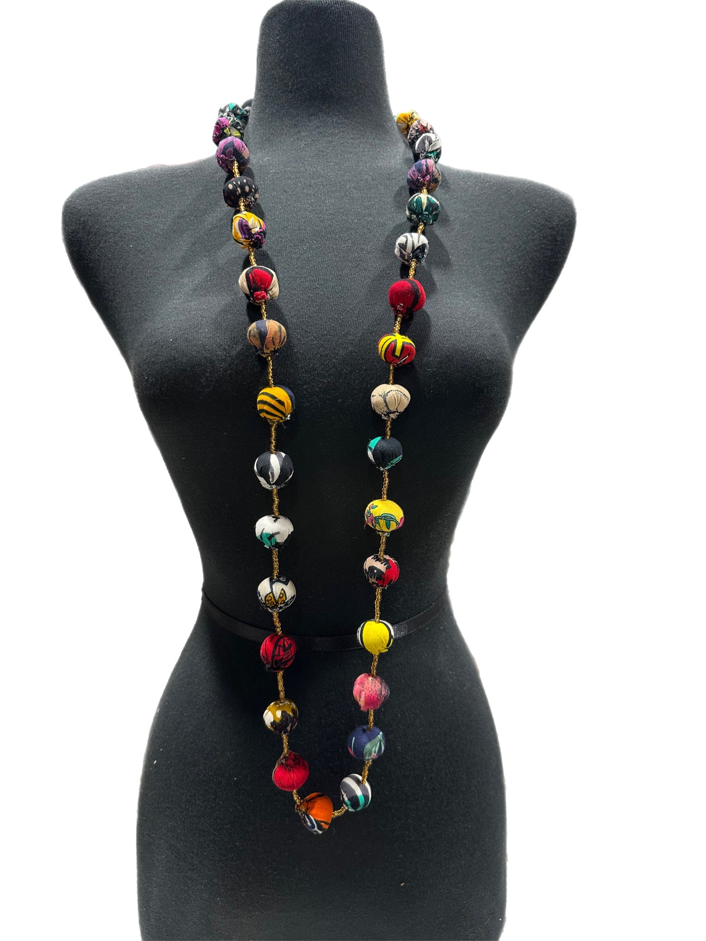 Ankara Balls Necklace