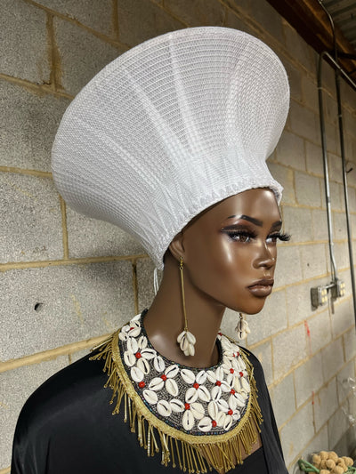 Zulu hat - white