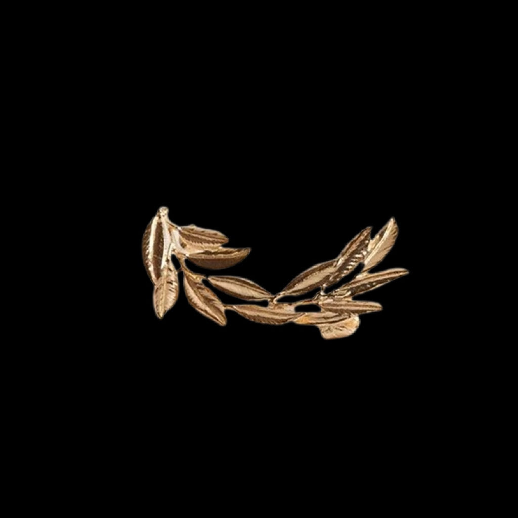 Goddess gold leaf ear cuff - Trufacebygrace