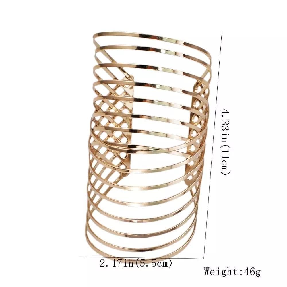 Fashion Gold Plated Cuff Bracelets/Bangles - Trufacebygrace