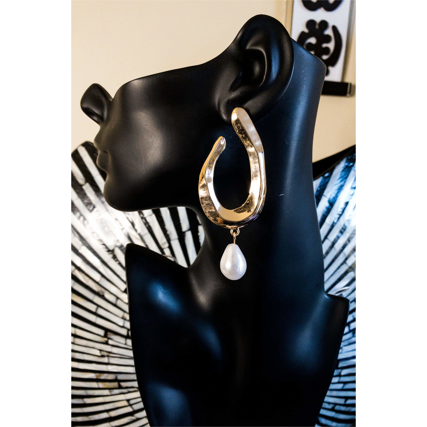 Yaa Brago Pearl Drop Earrings - Trufacebygrace
