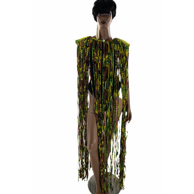 Ntoma Nhoma - Ankara strips Cover up - Trufacebygrace