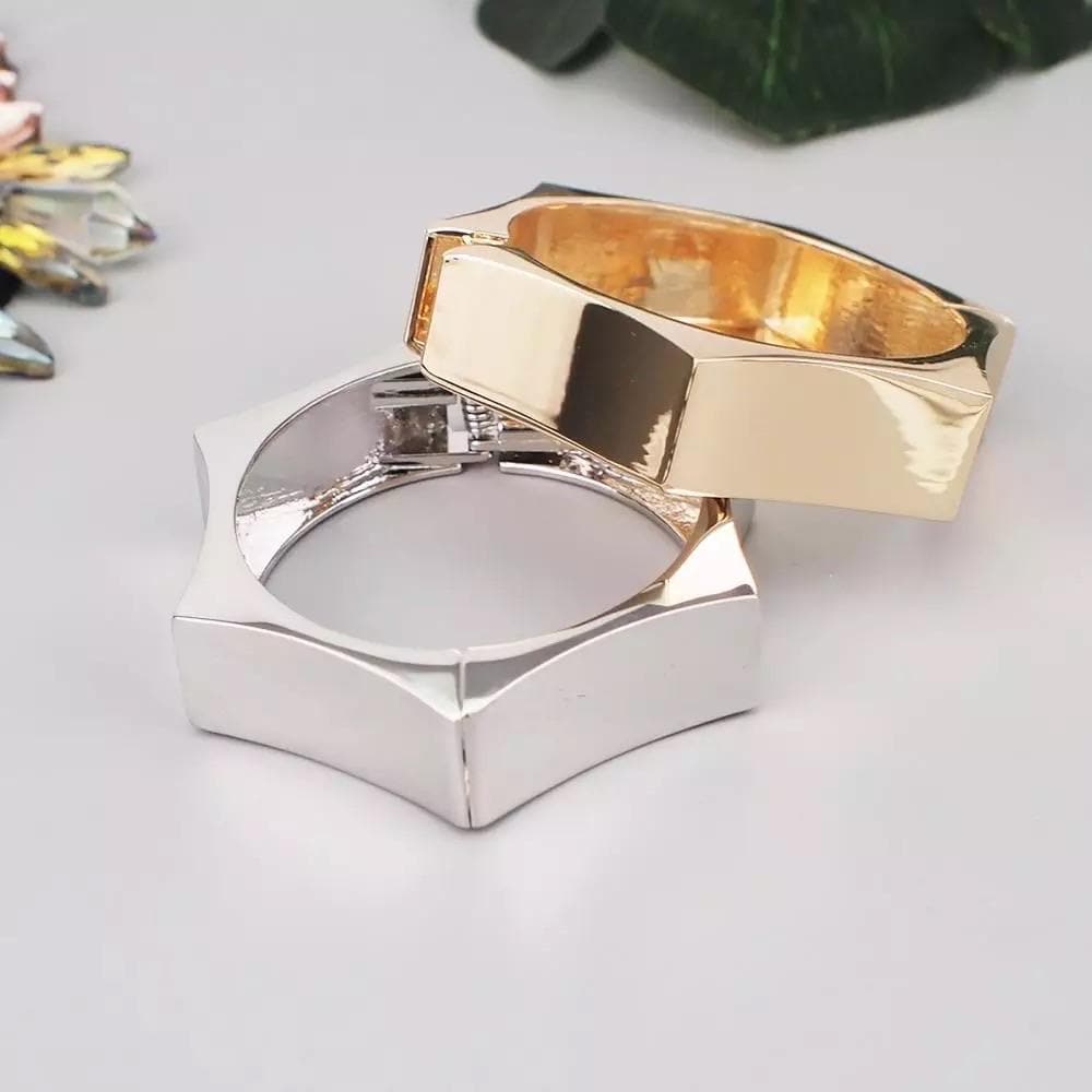 Fashion Gold Plated Cuff Bracelets/Bangles - Trufacebygrace