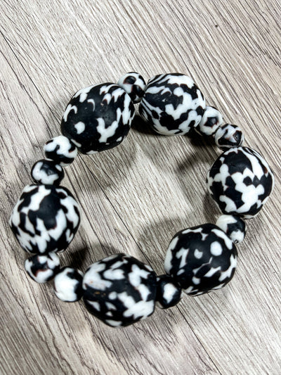 Ghana trade beads - Krobo beads bracelet