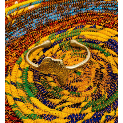 African Map Brass Bracelets- Unisex - Trufacebygrace