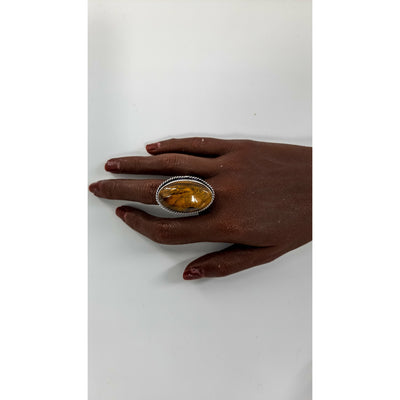 Adjustable Nomad Vintage Stone Rings
