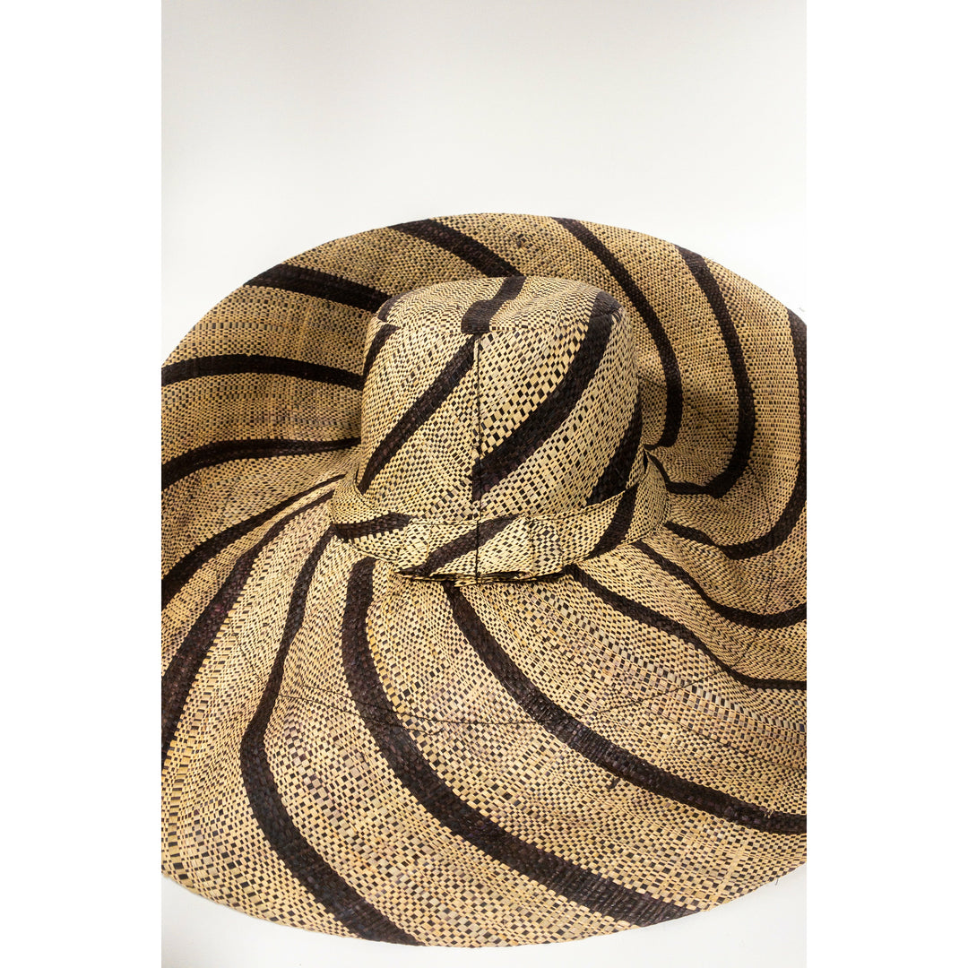 Meena design/Stripes Beach Hat - Trufacebygrace