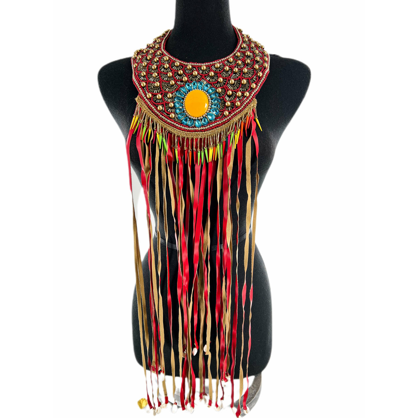 Sample: Edobi long beaded necklace