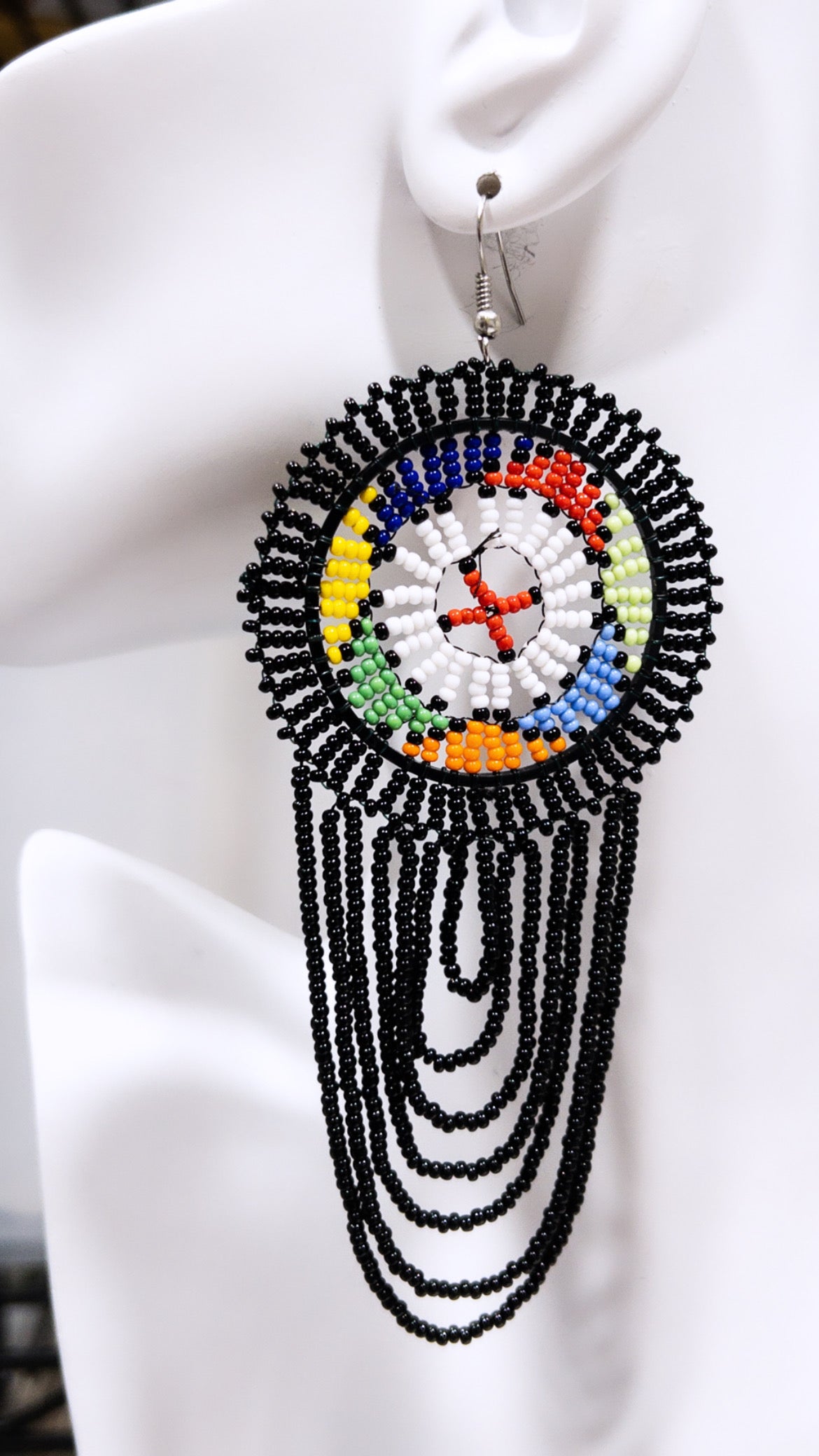 South Africa Handmade Beaded Drop Earrings