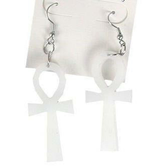 Acrylic Ankh Earrings