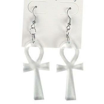 Acrylic Ankh Earrings