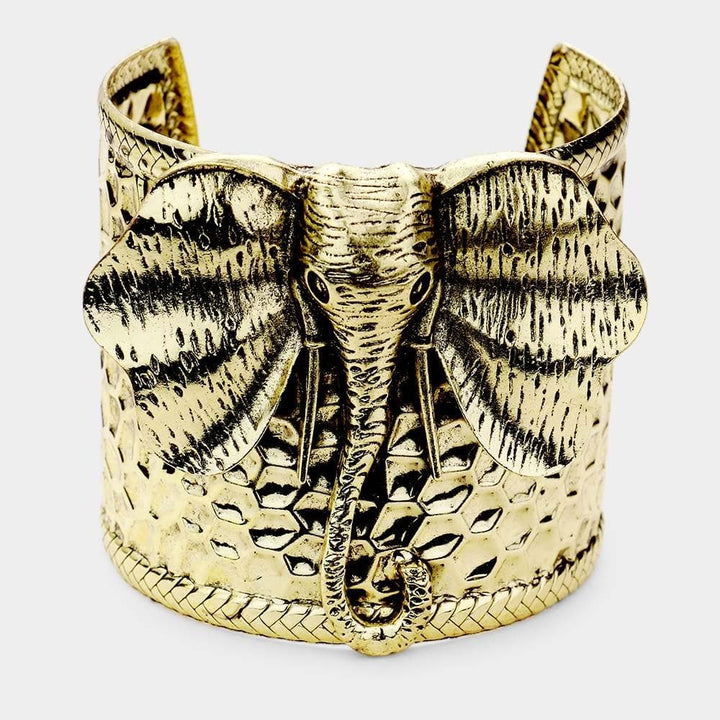 Elephant Head Bracelet Cuff - Trufacebygrace